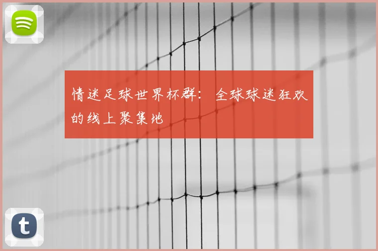 情迷足球世界杯群：全球球迷狂欢的线上聚集地