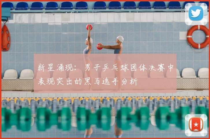 新星涌现：男子乒乓球团体决赛中表现突出的黑马选手分析